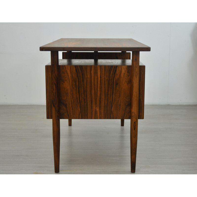 Vintage rosewood desk Denmark, 1960