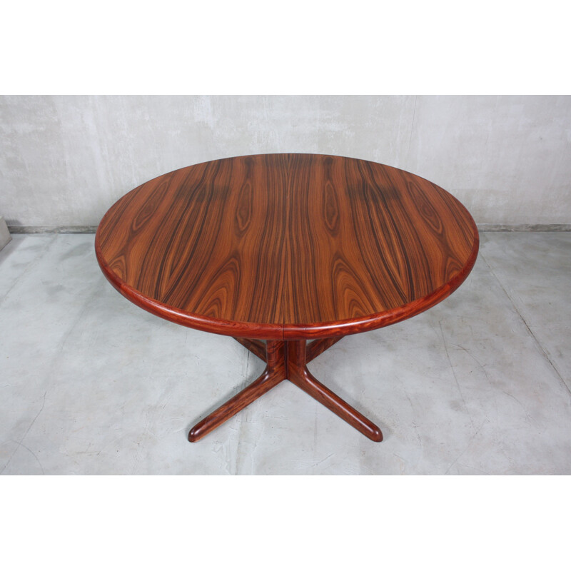 Set of vintage table and 6 Chairs, Rosewood 1960