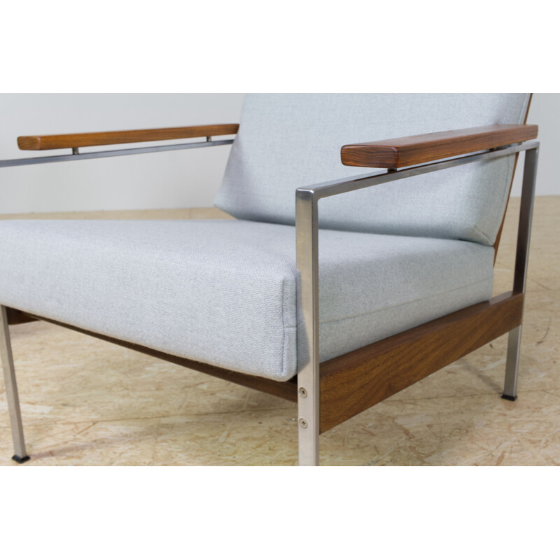 Vintage lounge chair by Rob Parry in teak and metal 1960