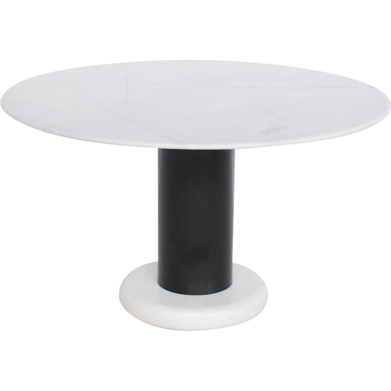 Vintage Lotorosso marble table by Ettore Sottsass Poltranova 1960