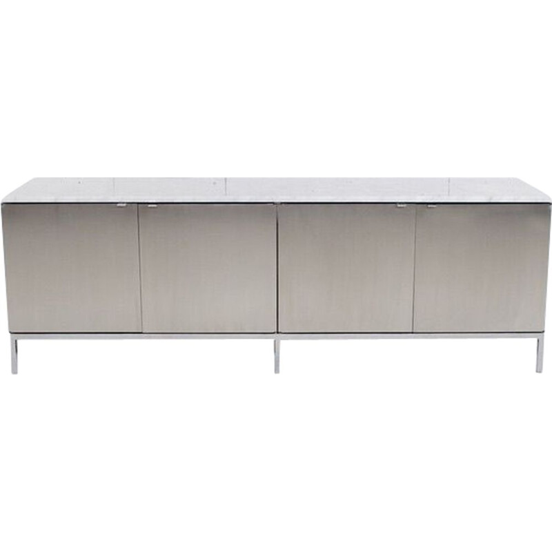 Vintage marble sideboard by Florence Knoll from Carrara 1960