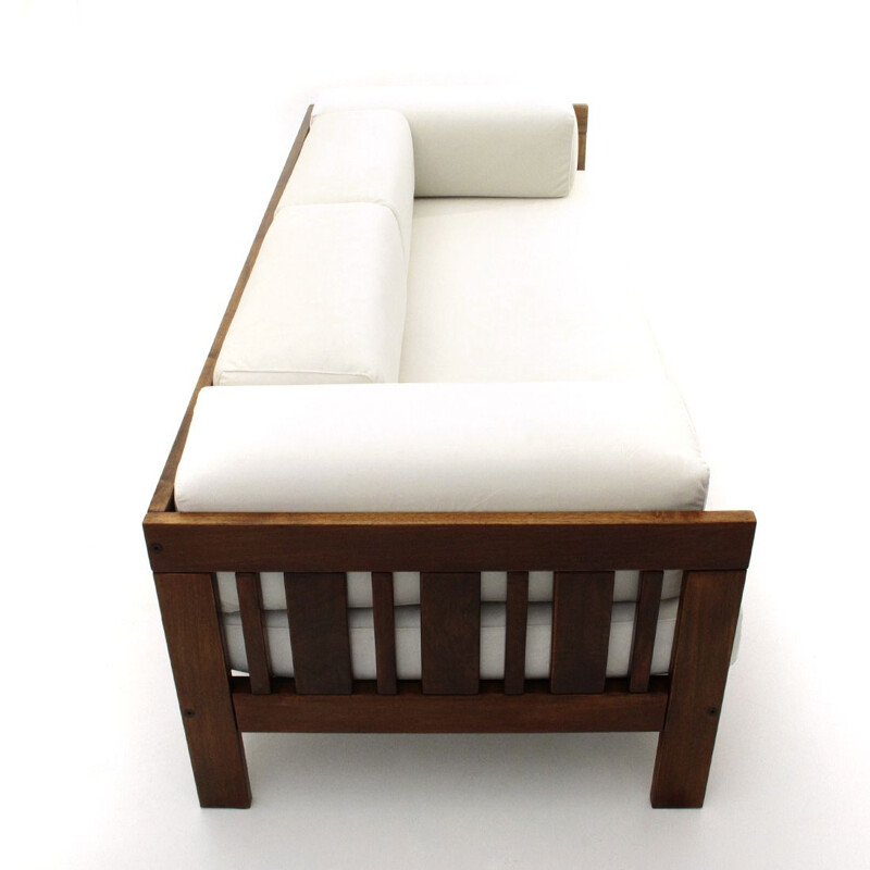 Vintage 3 seater sofa bed by Ettore Sottsass for Poltronova 1960