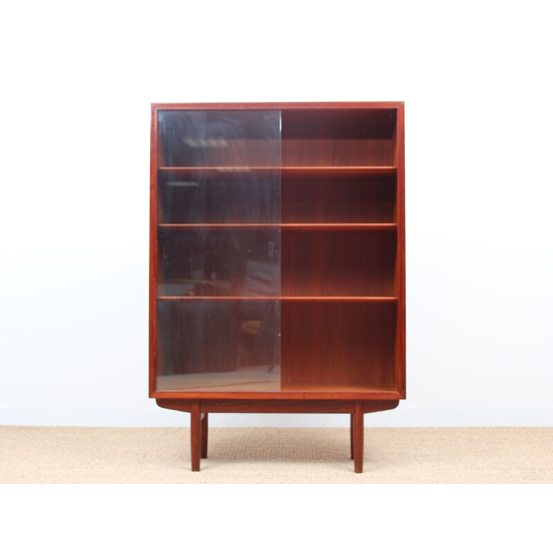 Vintage teak bookcase and showcase Scandinavia