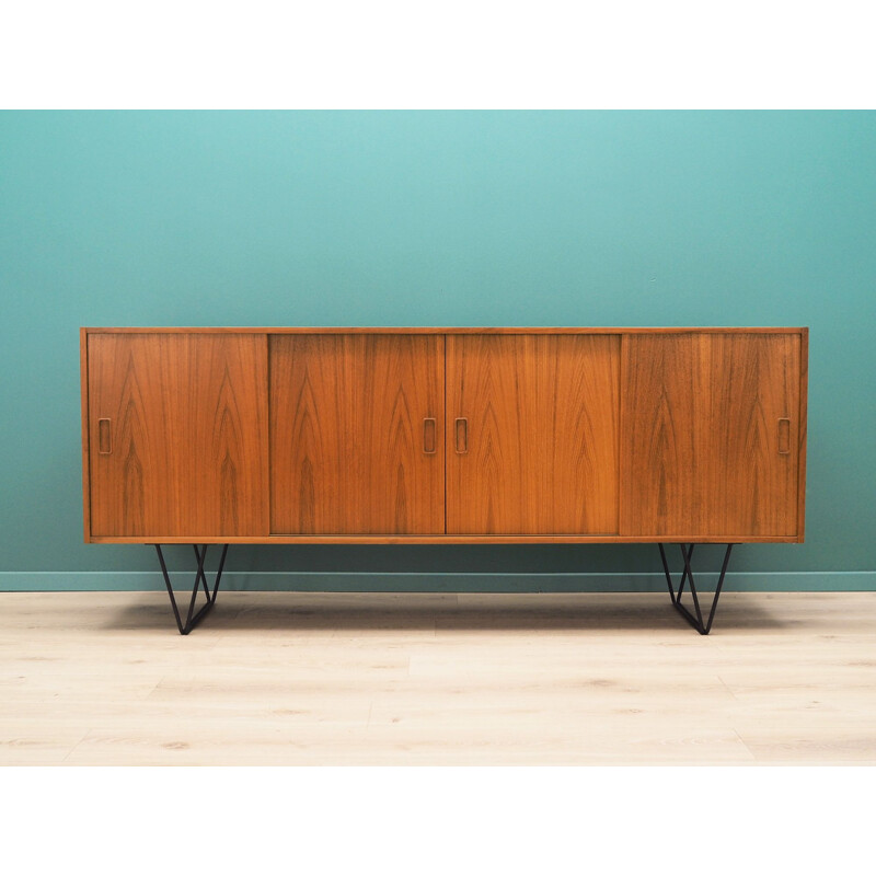 Vintage Danish sideboard teak by Erik Jensen, 1960