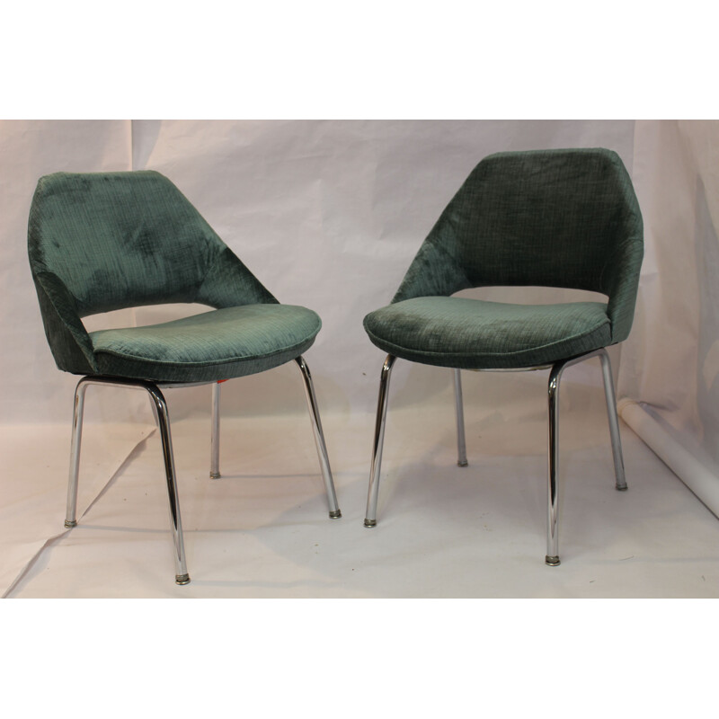 Pair of vintage armchairs Egon Eiermann, 1970