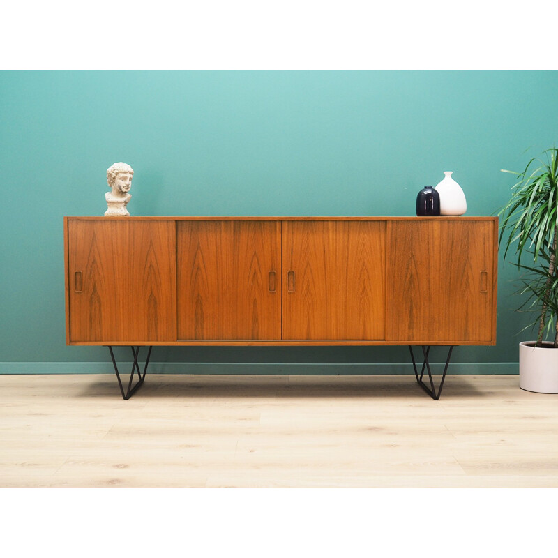 Vintage Danish sideboard teak by Erik Jensen, 1960