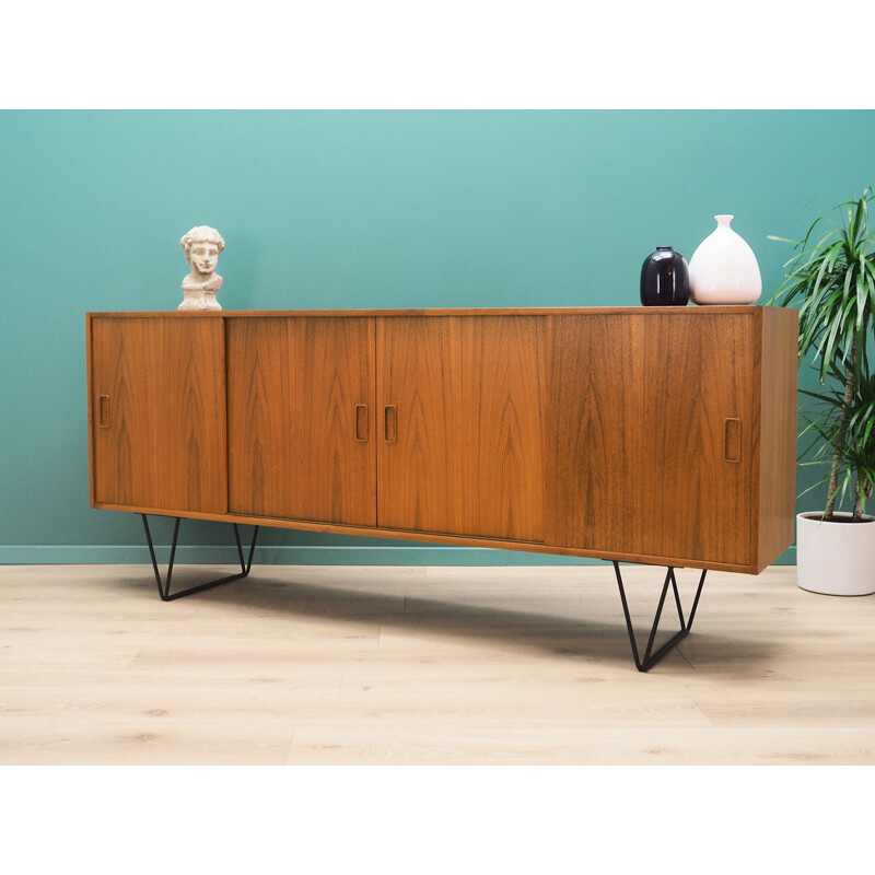 Enfilade danoise vintage en teck par Erik Jensen, 1960