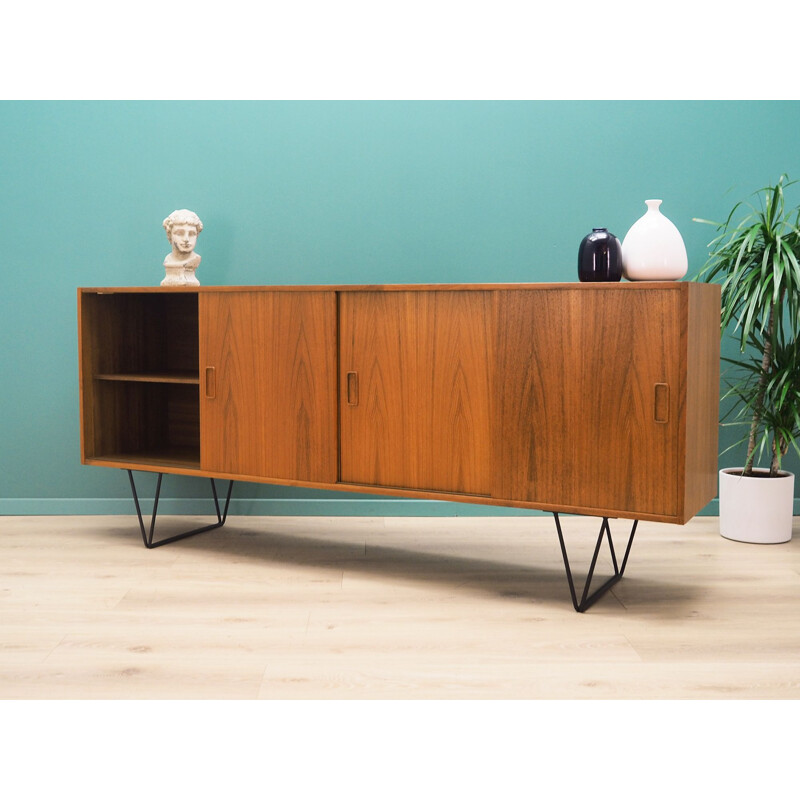 Vintage Danish sideboard teak by Erik Jensen, 1960