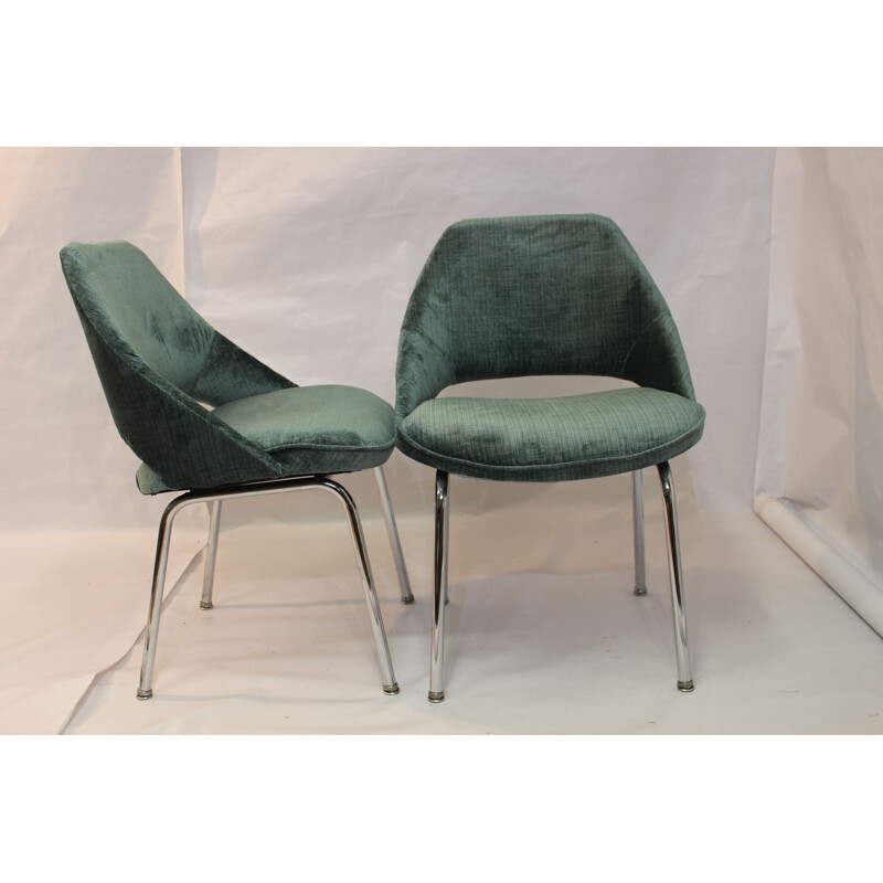 Pair of vintage armchairs Egon Eiermann, 1970