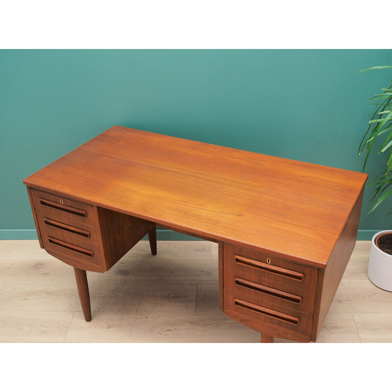 Vintage teak desk, AP Mobler by  J. Svenstrup, Denmark,1960