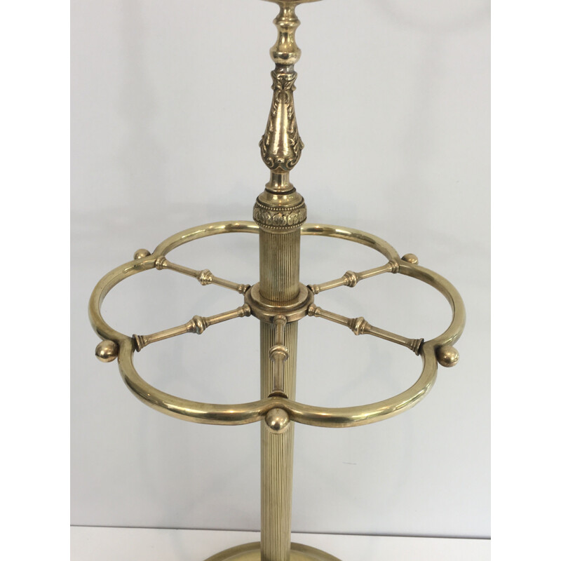 Vintage umbrella stand Neoclassical in brass 1940