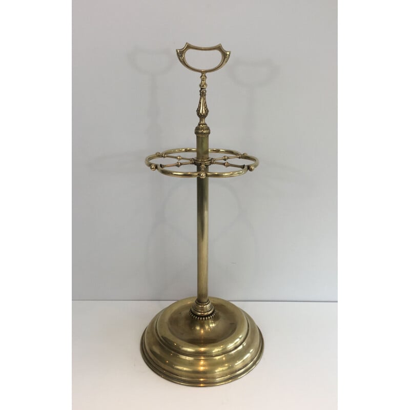 Vintage umbrella stand Neoclassical in brass 1940