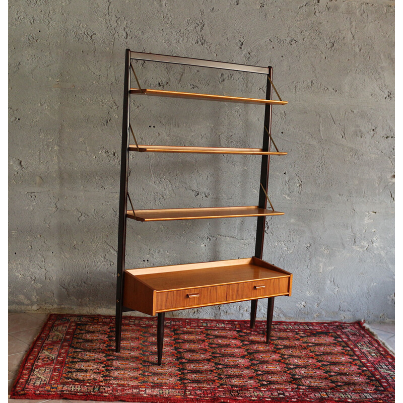 Mid-Century Teak Bookcase, Norway, 1960s