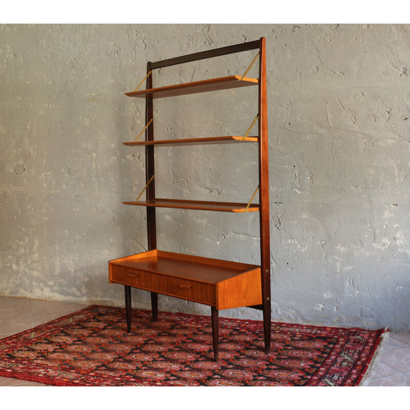 Mid-Century Teak Bookcase, Norway, 1960s