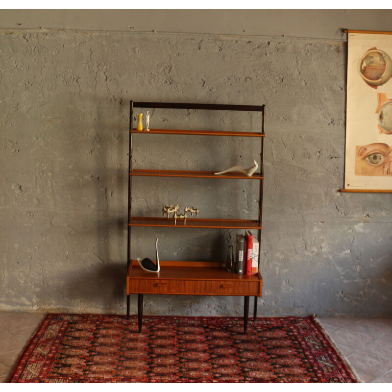 Mid-Century Teak Bookcase, Norway, 1960s