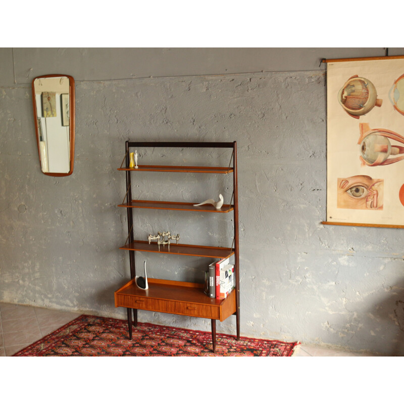 Mid-Century Teak Bookcase, Norway, 1960s