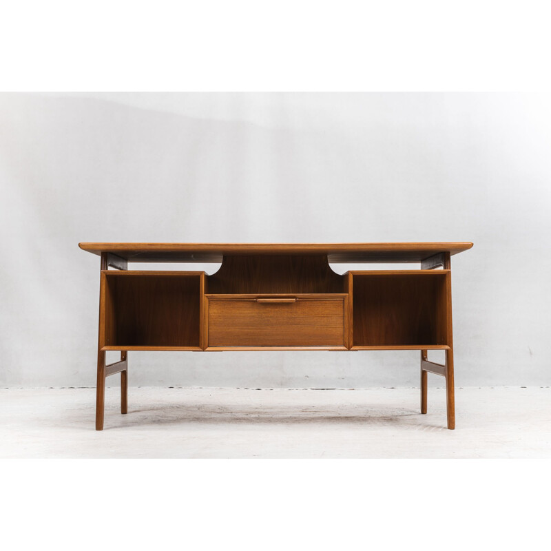 Mid-Century Teak Desk by Gunni Omann for Omann Jun Mobelfabrik 1960s
