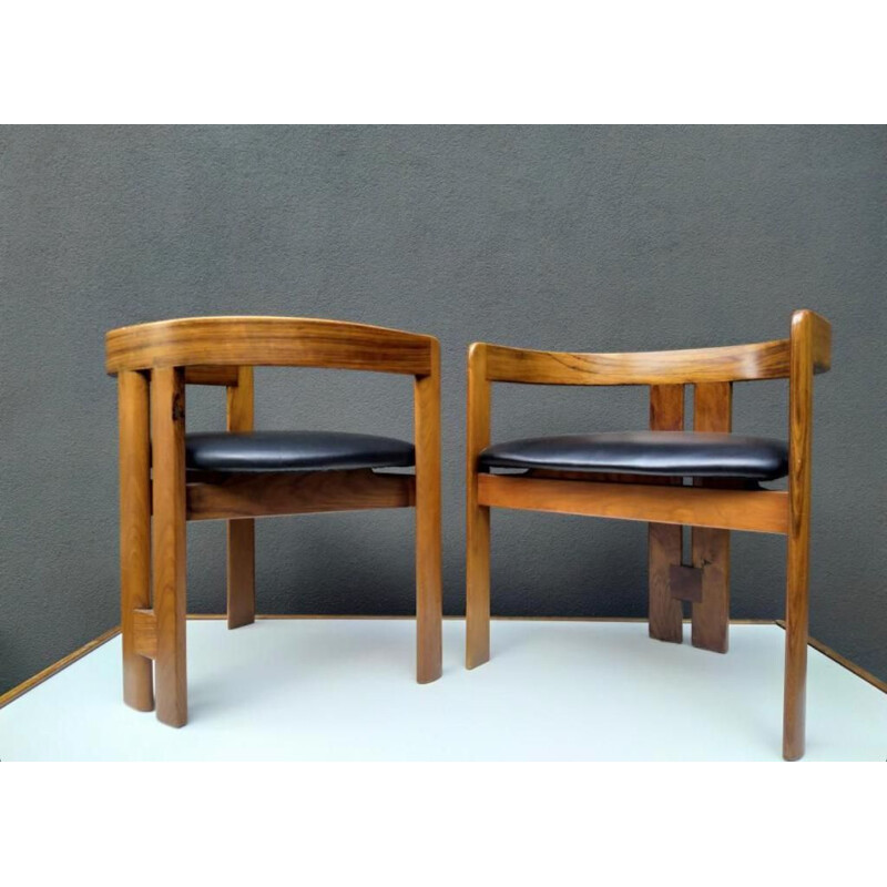 Vintage "Pigreco" Armchairs, Tobia Scarpa, 1956