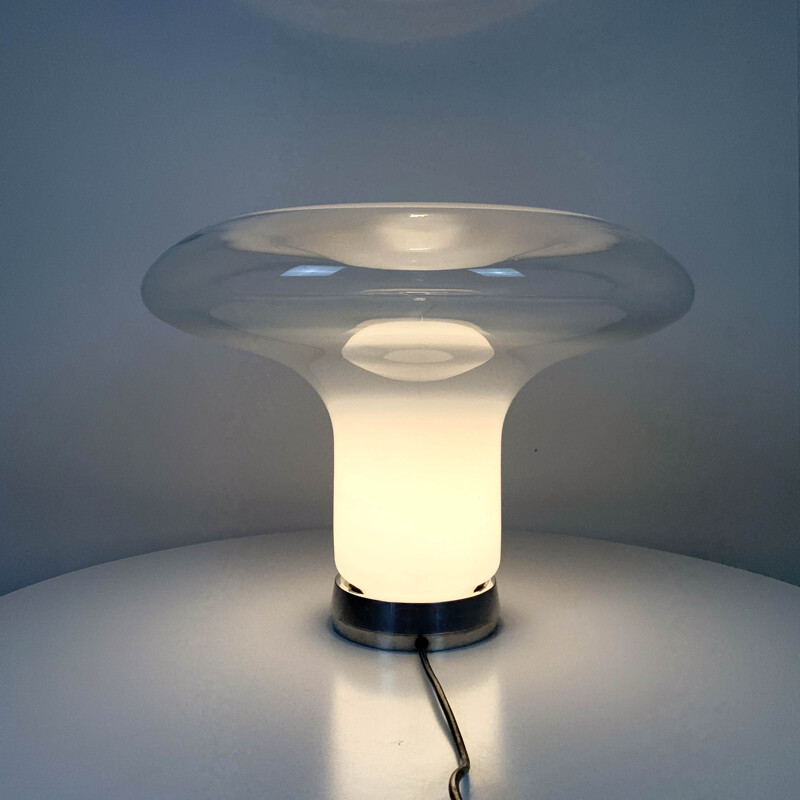 Vintage Lesbo Table Lamp by Angelo Mangiarotti for Artemide 1970s