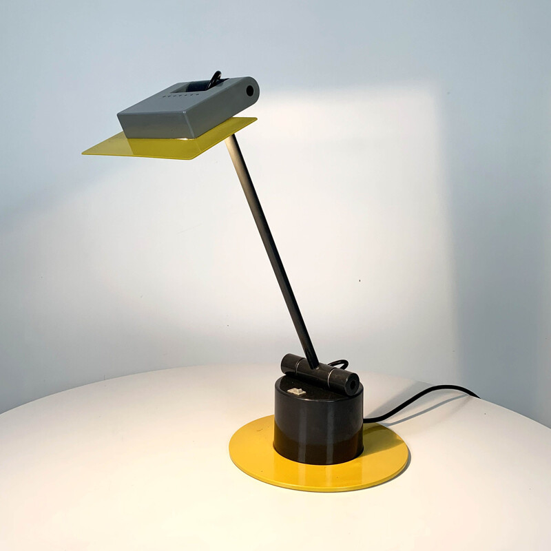 Vintage Aero Desk Lamp by Ettore Sottsass for Bieffeplast 1980s