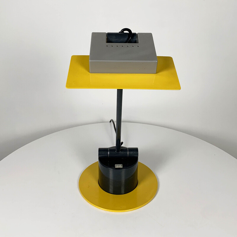 Lampe de bureau Vintage Aero d'Ettore Sottsass pour Bieffeplast 1980