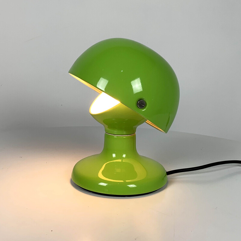 Vintage Flash Green Table Lamp by Tobia & Afra Scarpa for Flos 1960s