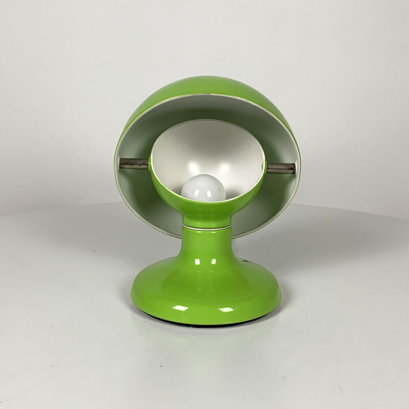 Vintage Flash Green Table Lamp by Tobia & Afra Scarpa for Flos 1960s