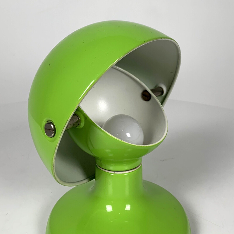 Vintage Flash Green Table Lamp by Tobia & Afra Scarpa for Flos 1960s