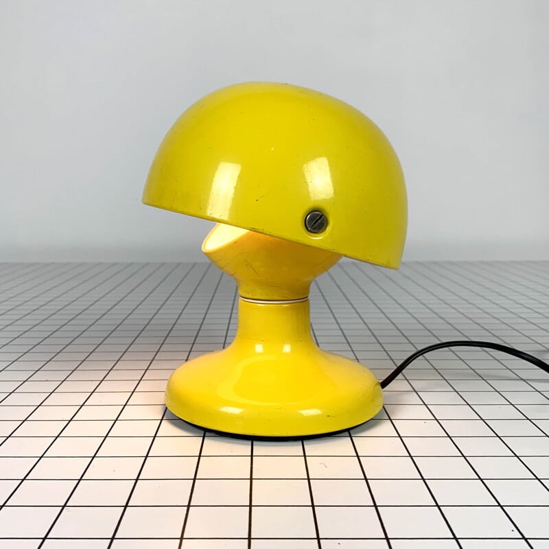 Vintage Yellow Table Lamp by Tobia & Afra Scarpa for Flos 1960s