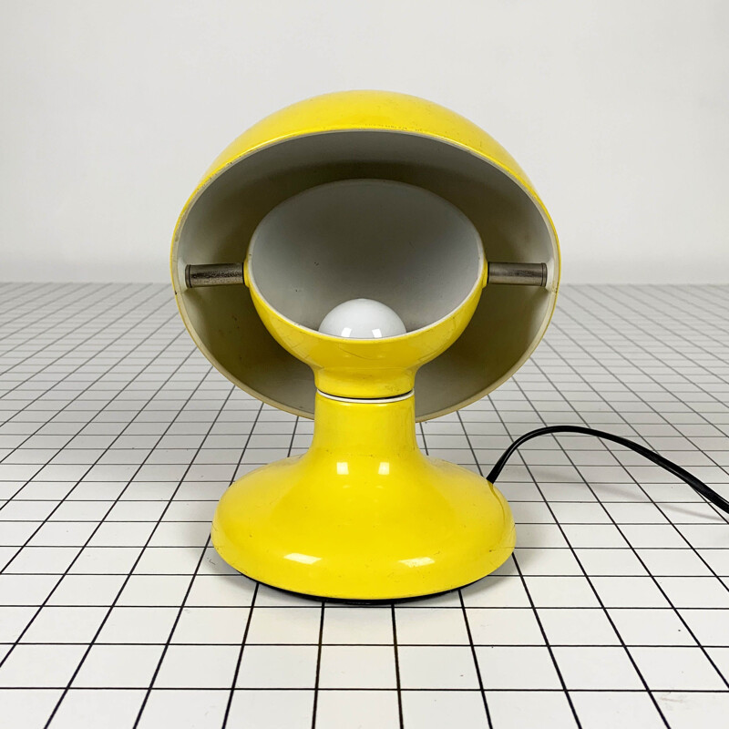 Lampe de table vintage jaune de Tobia & Afra Scarpa pour Flos 1960