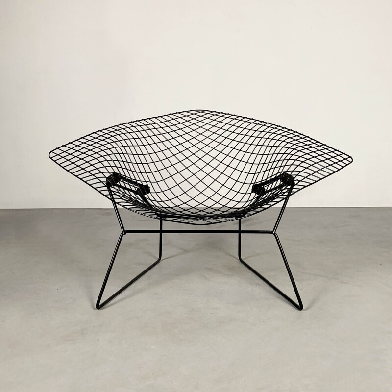 Vintage Large Diamond Lounge Chair by Harry Bertoia for Knoll, 1970s