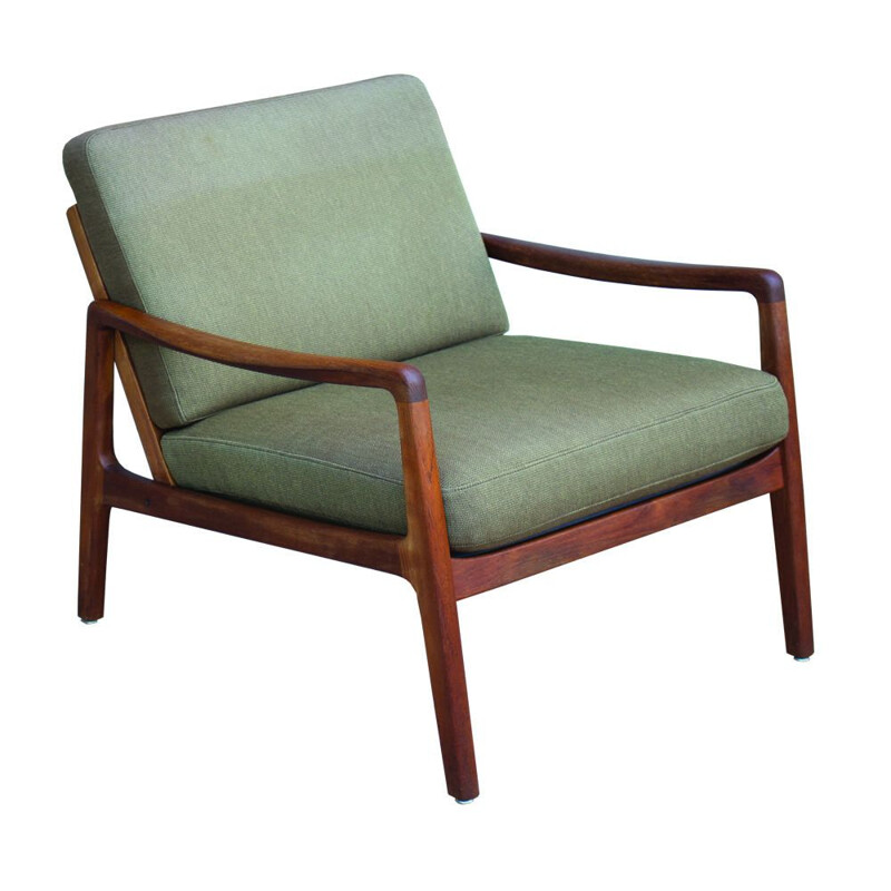 Vintage FD-109 Teak Lounge Chair by Ole Wanscher for France & Son, 1960s