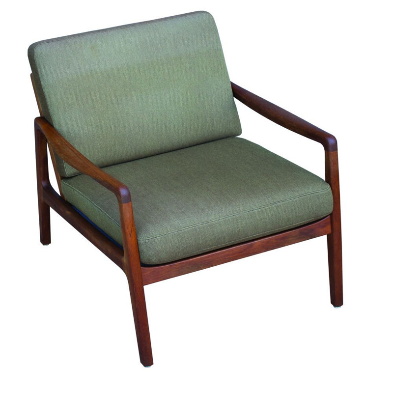 Vintage FD-109 Teak Lounge Chair by Ole Wanscher for France & Son, 1960s