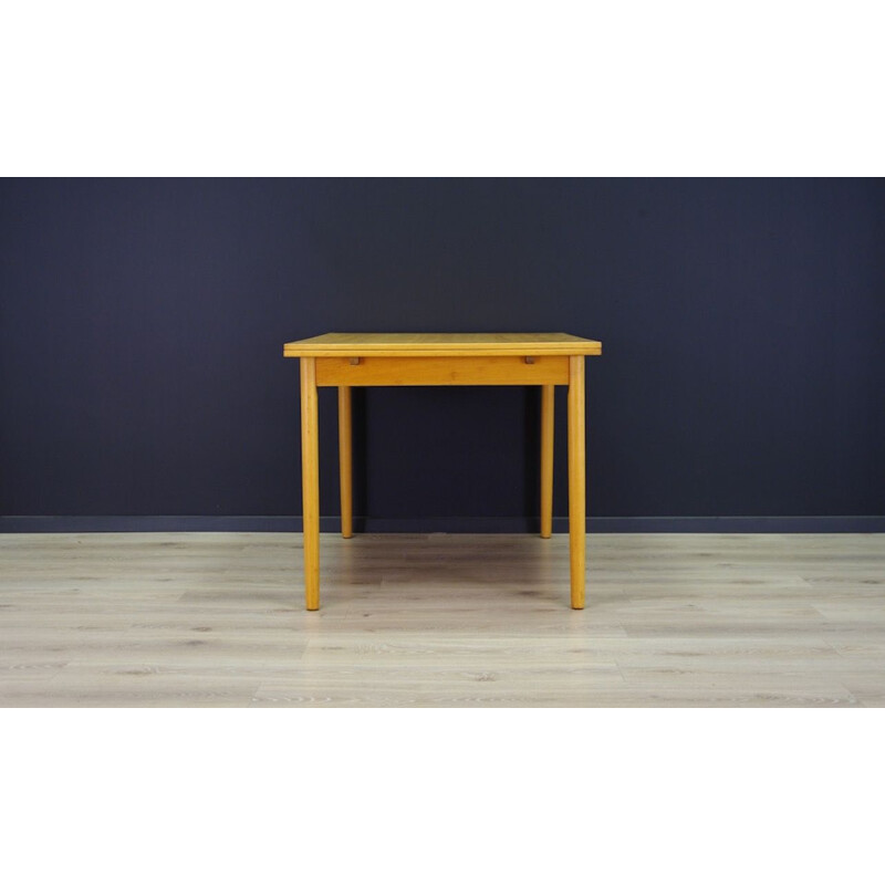 Vintage ashwood table, Denmark, 1960