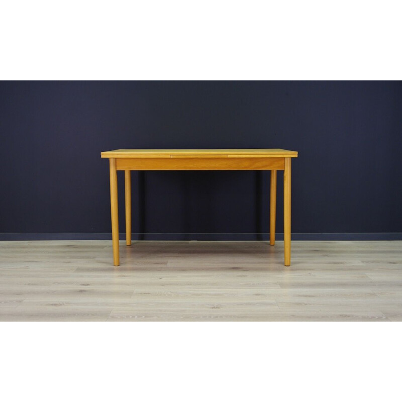 Vintage ashwood table, Denmark, 1960