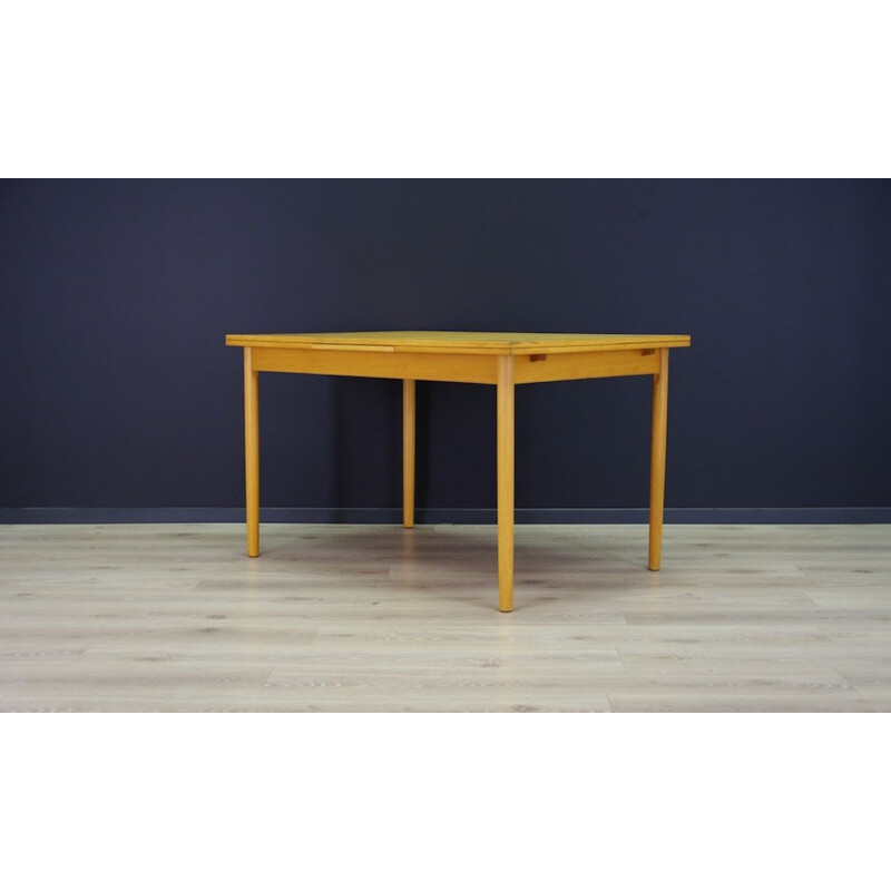 Vintage ashwood table, Denmark, 1960