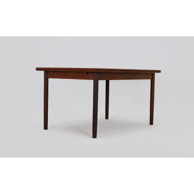 Table à rallonge vintage en teck, Scandinavie, 1960