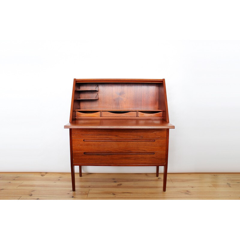 Odder secretary in teak, Nils JONSSON - 1960s