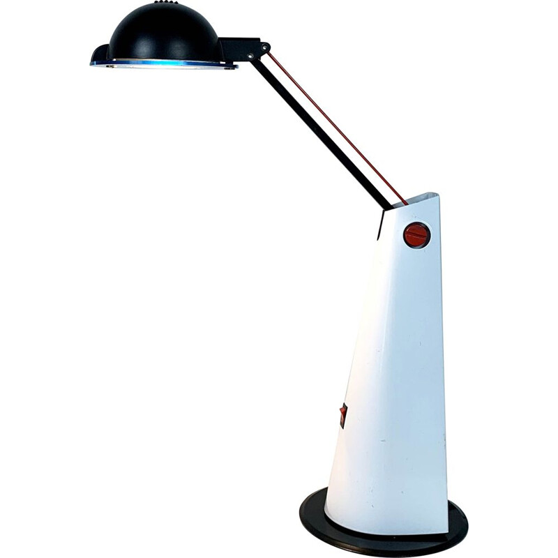 Lampe de table Vintage Troller de Max Baguara pour Lamperti 1980
