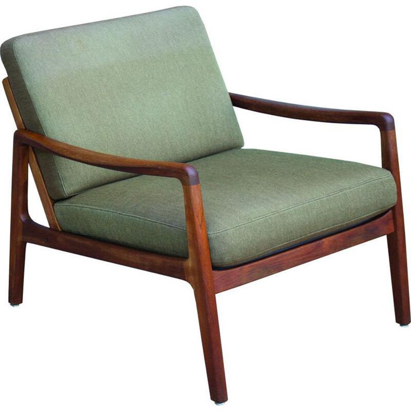 Vintage FD-109 Teak Lounge Chair by Ole Wanscher for France & Son, 1960s