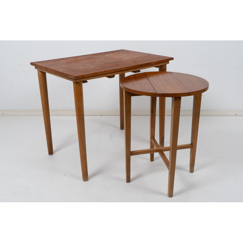 Vintage nesting tables by Poul Hundevad for Novy Domov