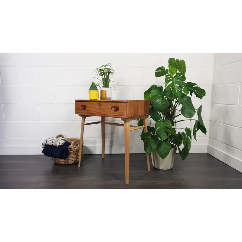 Vintage Writing Desk Table, Ercol  1960