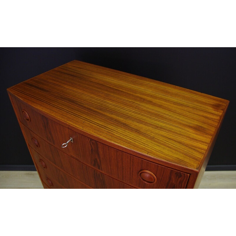 Vintage teak chest of drawers by Kai Kristiansen 1960