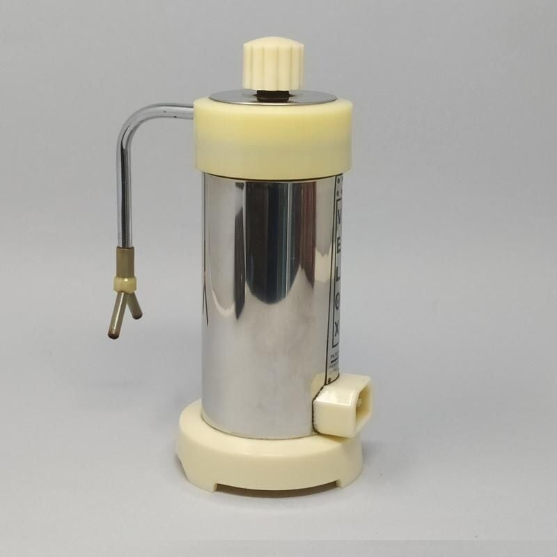 Vintage coffee machine in bakalite and aluminum by Paolo Malago, Italy 1950
