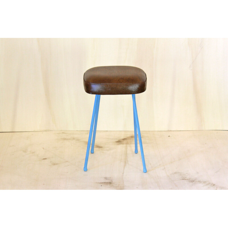 Set of two vintage low stools 1960