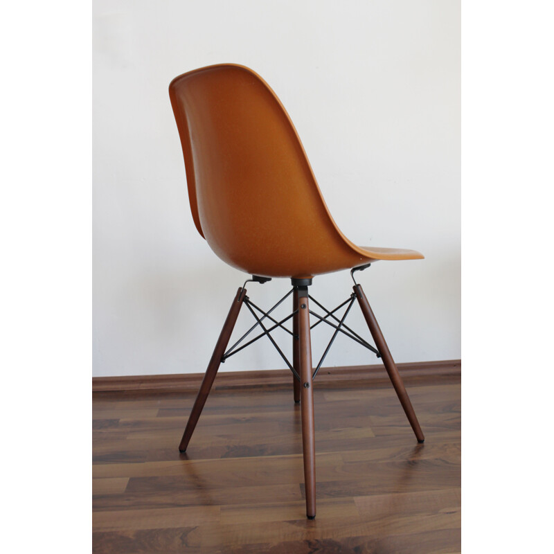 Vintage Vitra fiberglass DSW side chair New Generation