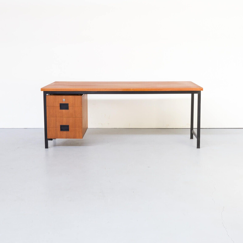 Vintage 'EU02' writing desk for Pastoe Cees Braakman 1960