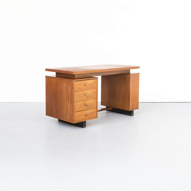 Vintage Teak veneer desk 1960