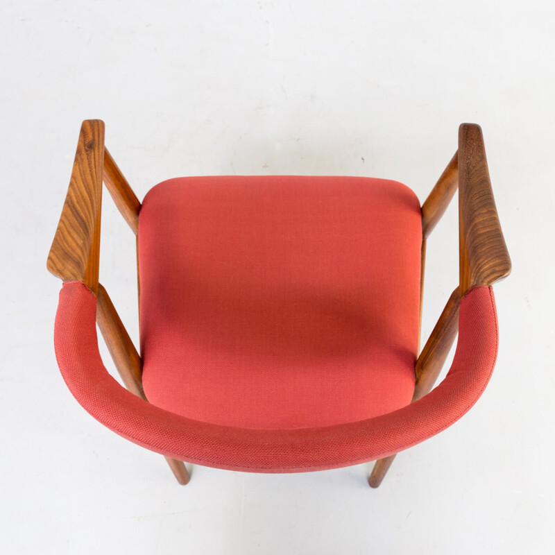 Vintage cowhorn chair for Farstrup Th. Harlev 1960