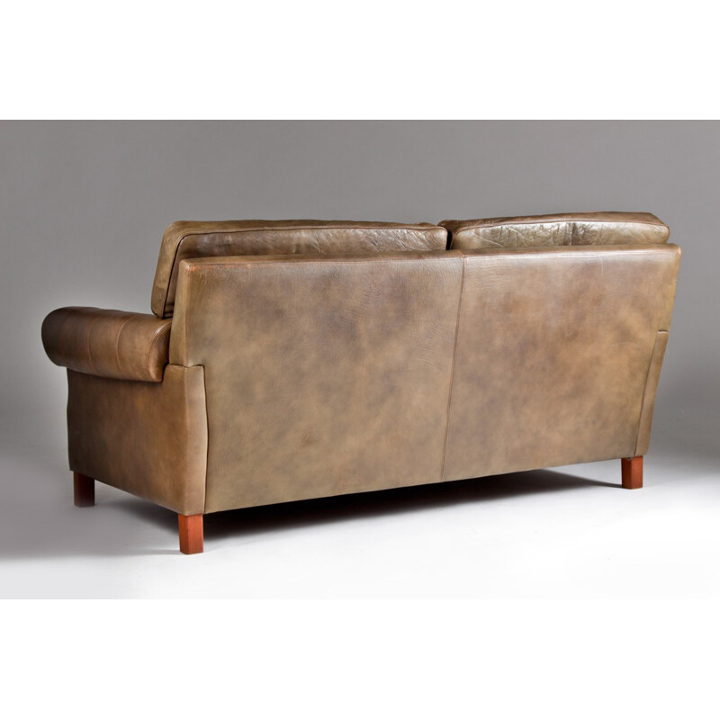 Ope Mobler 2 seater sofa in leather - 1960s